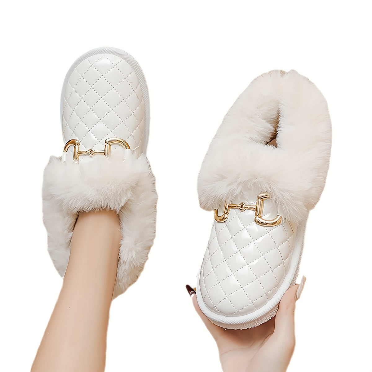 Women's Warm Snow Shoes Comfortable Coldproof Flat Shoes