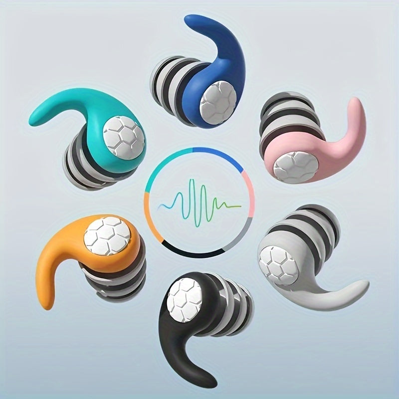 2pcs Waterproof Earplugs for Sleeping Swimming & Travel