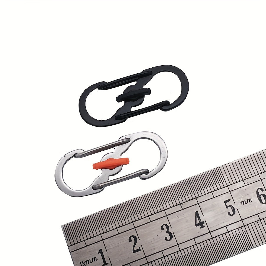 Stainless Steel 8 Figure S Buckle Lock Key Chain Anti-theft Clasp