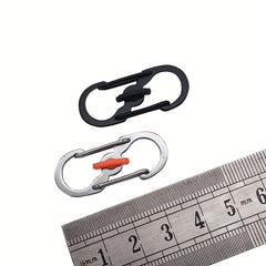 Stainless Steel 8 Figure S Buckle Lock Key Chain Anti-theft Clasp