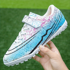 Adult Turf Football Boots Hook Loop Anti-slip TF Soccer Cleats