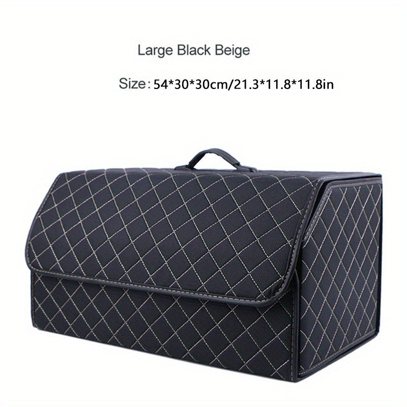 Car Trunk Organizer Storage Box Collapsible Auto Cargo Storage Container