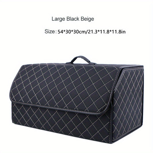 Car Trunk Organizer Storage Box Collapsible Auto Cargo Storage Container