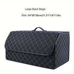Car Trunk Organizer Storage Box Collapsible Auto Cargo Storage Container