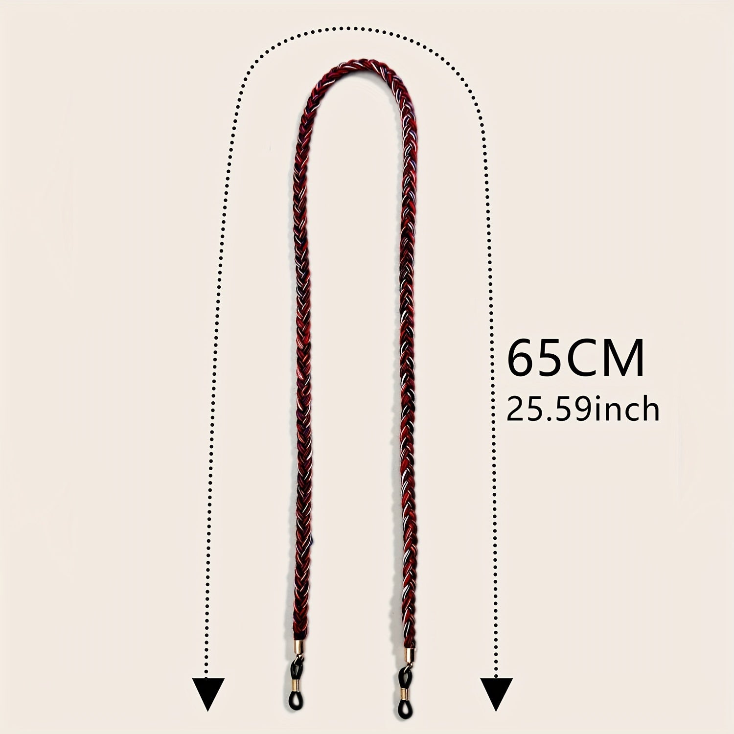 Boho Chevron Glasses Strap Braided Retainer Cord