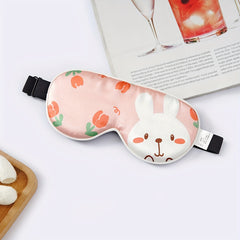 Cartoon Animal Eye Mask Blackout Soft Adjustable Blindfold Nap Travel Rest