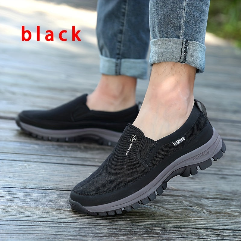 Men's Slip-On Trekking Shoes Breathable Non-Slip Sneakers