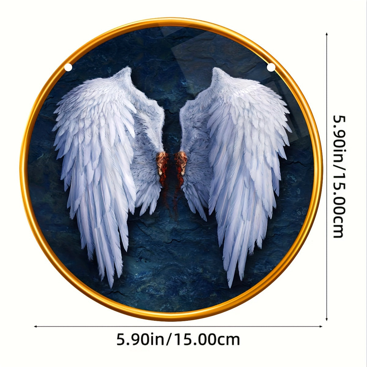 Angel Wings Dyed Acrylic Hanging Window Christmas Gift