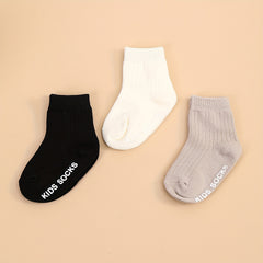 Baby Boys Plain Casual Socks Breathable Comfortable Sport Socks