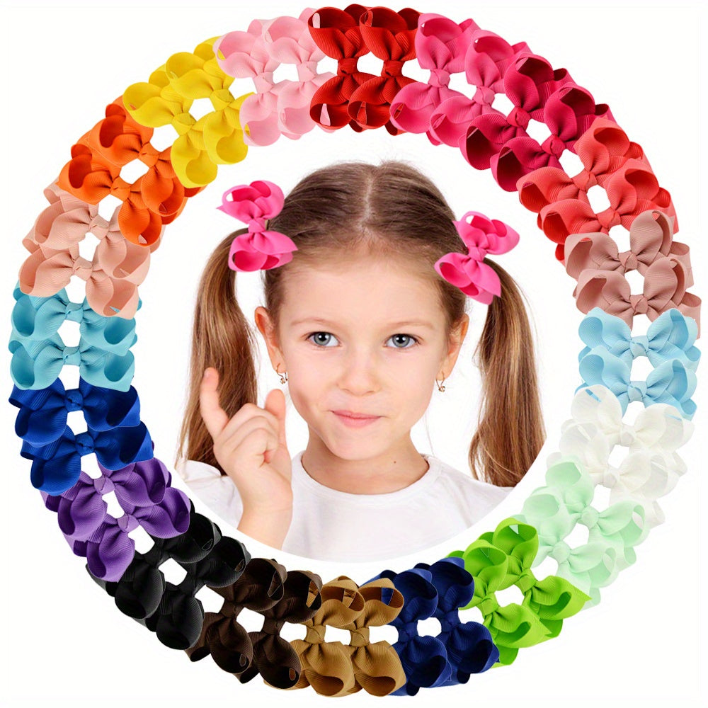 40pcs Girls Teen Bowknot Hair Clip Hair Pin Hair Accessories Gift Party