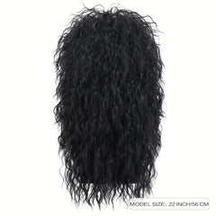 Men's Curly Rock Party Halloween Anime Dress Up Wig