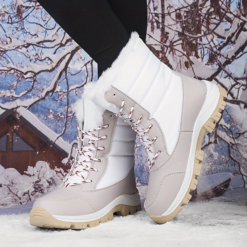 Women's Thick Snow Shoes High Tube, Non-slip, Warm & Wear Resistant