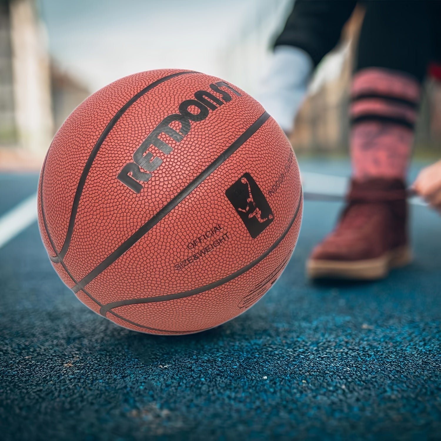 Size 7 PU Leather Basketball Indoor Outdoor Game Training