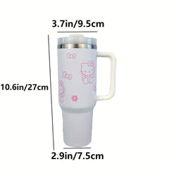 HelloKitty 40oz Stainless Steel Insulated Water Cup Coffee Mug