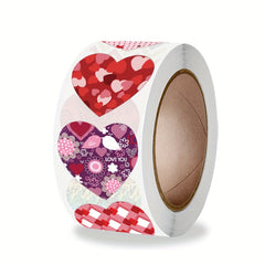 500pcs Heart Shaped Birthday Party Sticker Scrapbooking Label
