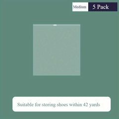 5PCS Dust Proof Transparent Moisture-proof Shoe Storage Bag Cover