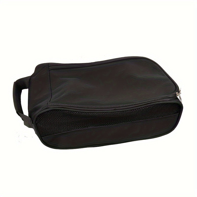 2pcs Outdoor Travel Shoe Storage Bag Oxford Cloth Breathable And Dustproof