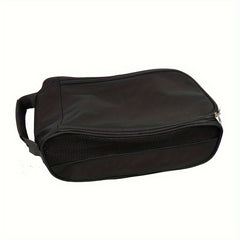2pcs Outdoor Travel Shoe Storage Bag Oxford Cloth Breathable And Dustproof