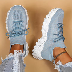 Women's Chunky Sneakers Breathable Running Shoes