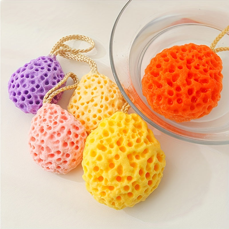 1pc Honeycomb Bath Ball Soft Sponge Bath Ball