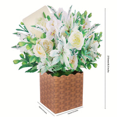 Flowers Pop Up Box Card Ideal Present For All Occasions