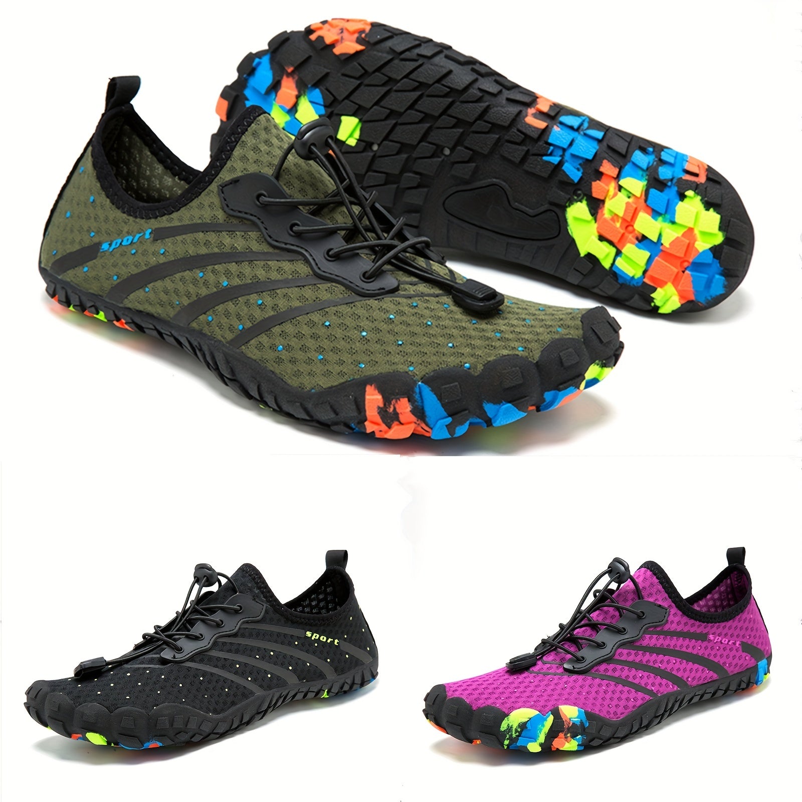 Adjustable Barefoot Shoes for Hiking Fitness Swimming