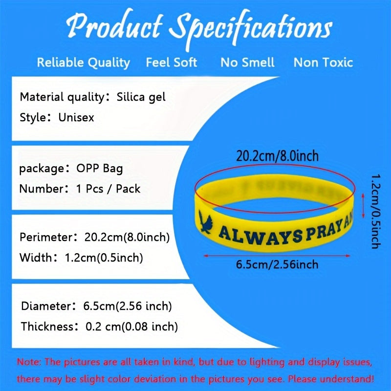Inspirational Silicone Bracelet - Team Belief Wrist Strap