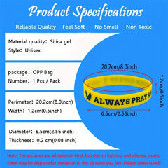 Inspirational Silicone Bracelet - Team Belief Wrist Strap
