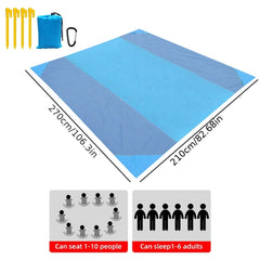 Waterproof Beach Mat Extra Large Outdoor Camping Mat Sandproof Portable