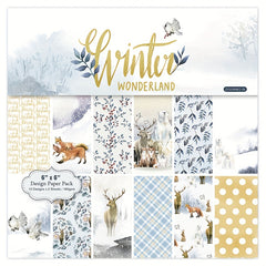 24 Sheets Christmas Pattern DIY Scrapbook Paper