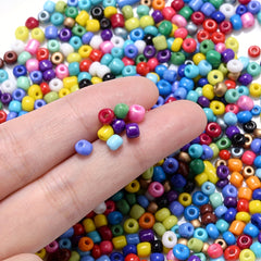 500pcs Irregular Seed Beads Acrylic Czech Glass for Jewelry Mak