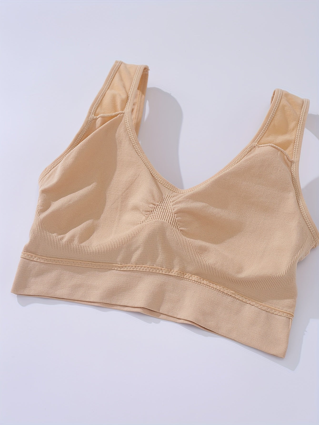 3pcs Soft Sports Bras for Women, Breathable Workout Activewear