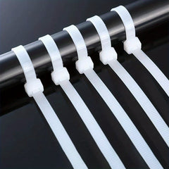 100pcs Cable Zip Ties 7.87inch Self Locking Nylon Cable Tie Wraps
