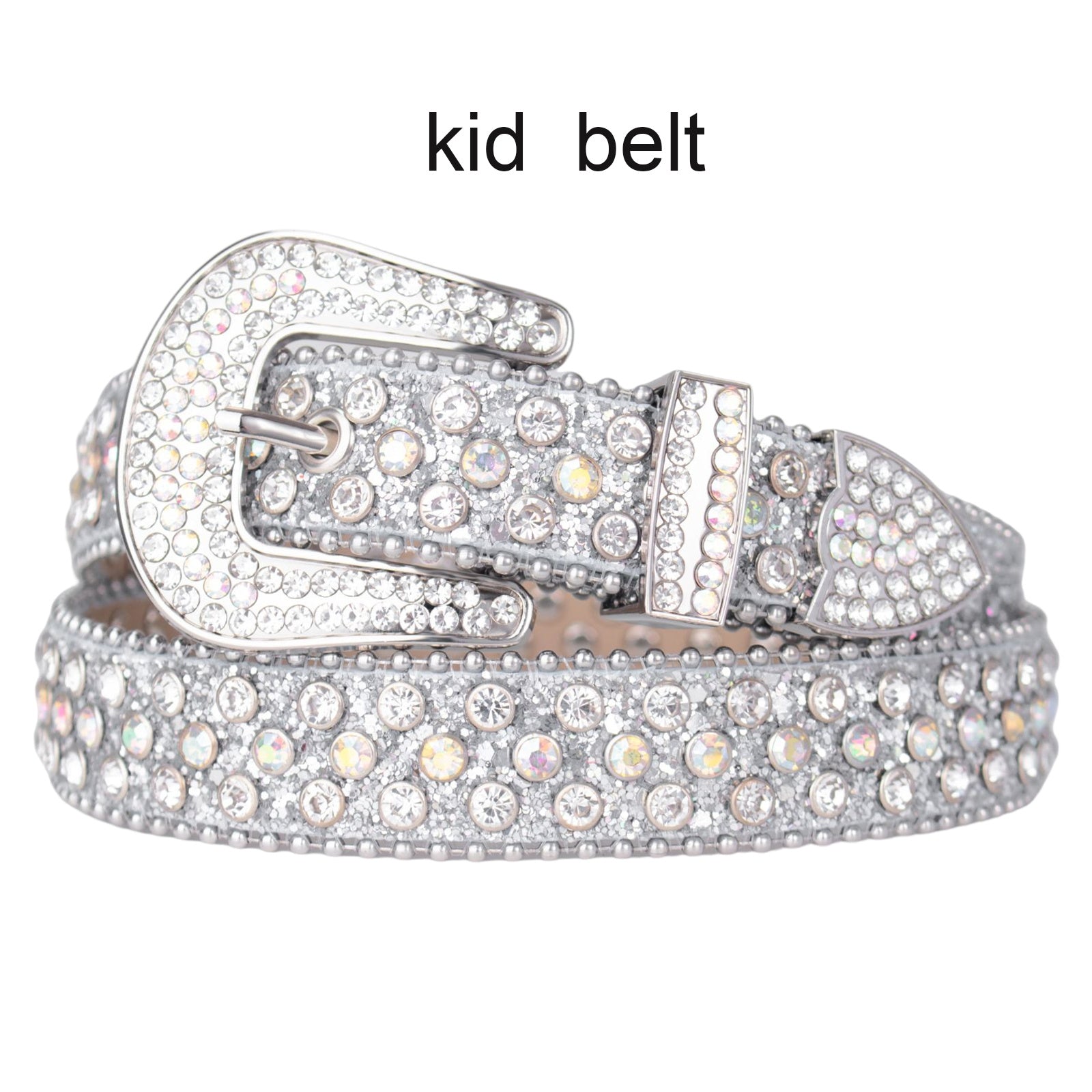 Hip Hop Rhinestone Belt Boys Girls Jeans Pant Holiday Birthday