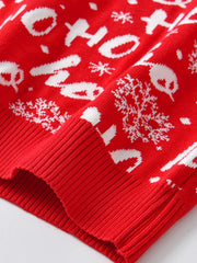 Christmas Boys Knit Sweatshirt