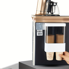Automatic Cup Remover Dispenser Plastic Paper Dust Storage Rack Holder