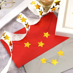 500pcs Golden Star Stickers 2.54 Cm for Rewards, DIY Crafts, Teachers