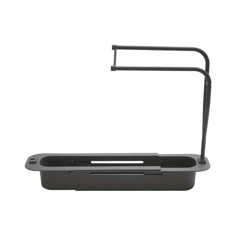 Retractable Drain Rack Punching Storage Rag Rack Hand Wash Pool Storage Rack