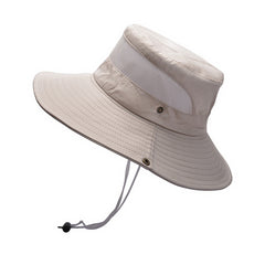 Stay & Protected Fisherman Hat Wide Brim Mesh Breathable for Outdoor Activities