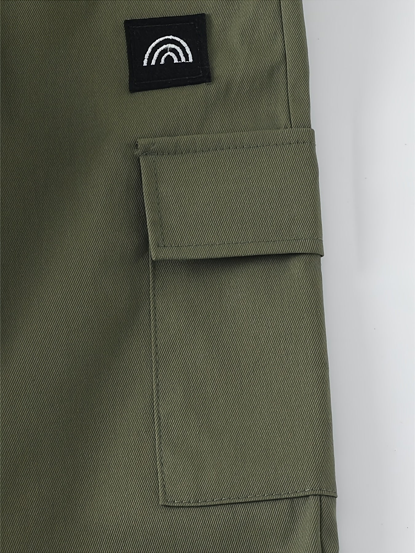 Boys Cargo Pants Elastic Waist Big Pockets Casual Kids Clothes