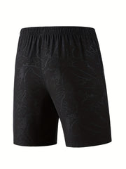 Men's Active Drawstring Shorts with Zip Pockets