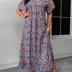 Boho Butterfly Sleeve Maxi Dress