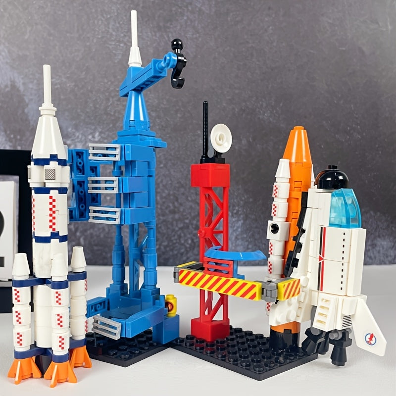 Space Rocket Spaceship Building Blocks Educational Toy