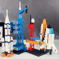 Space Rocket Spaceship Building Blocks Educational Toy