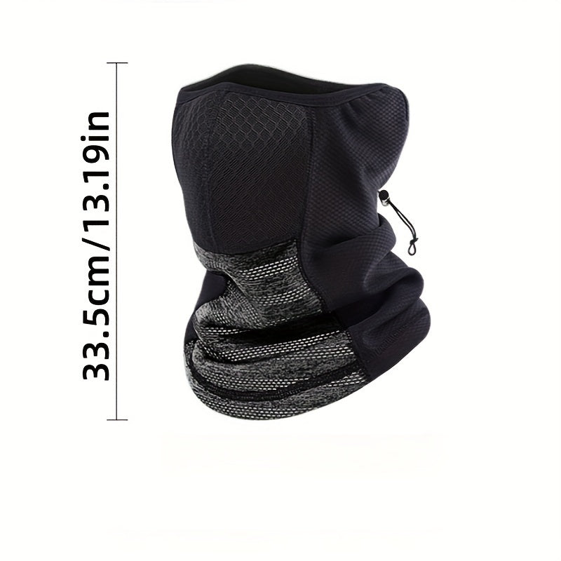 Winter Bike Scarf 3D Mesh Neck Cover Warm Ski Mask With Ear Protection