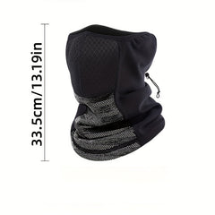 Winter Bike Scarf 3D Mesh Neck Cover Warm Ski Mask With Ear Protection