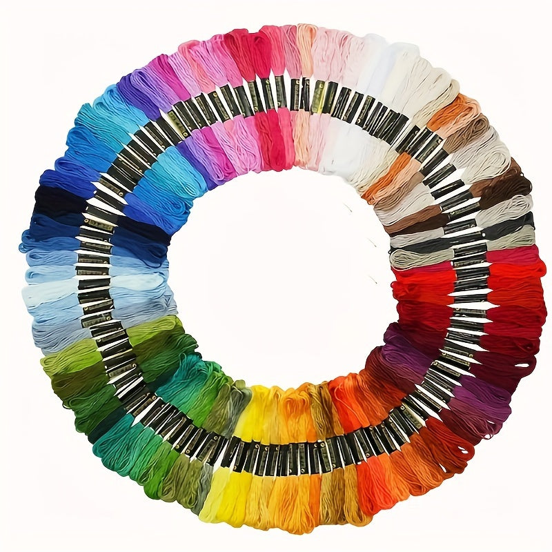 100pcs Embroidery Floss Egyptian Cotton Cross Stitch Threads
