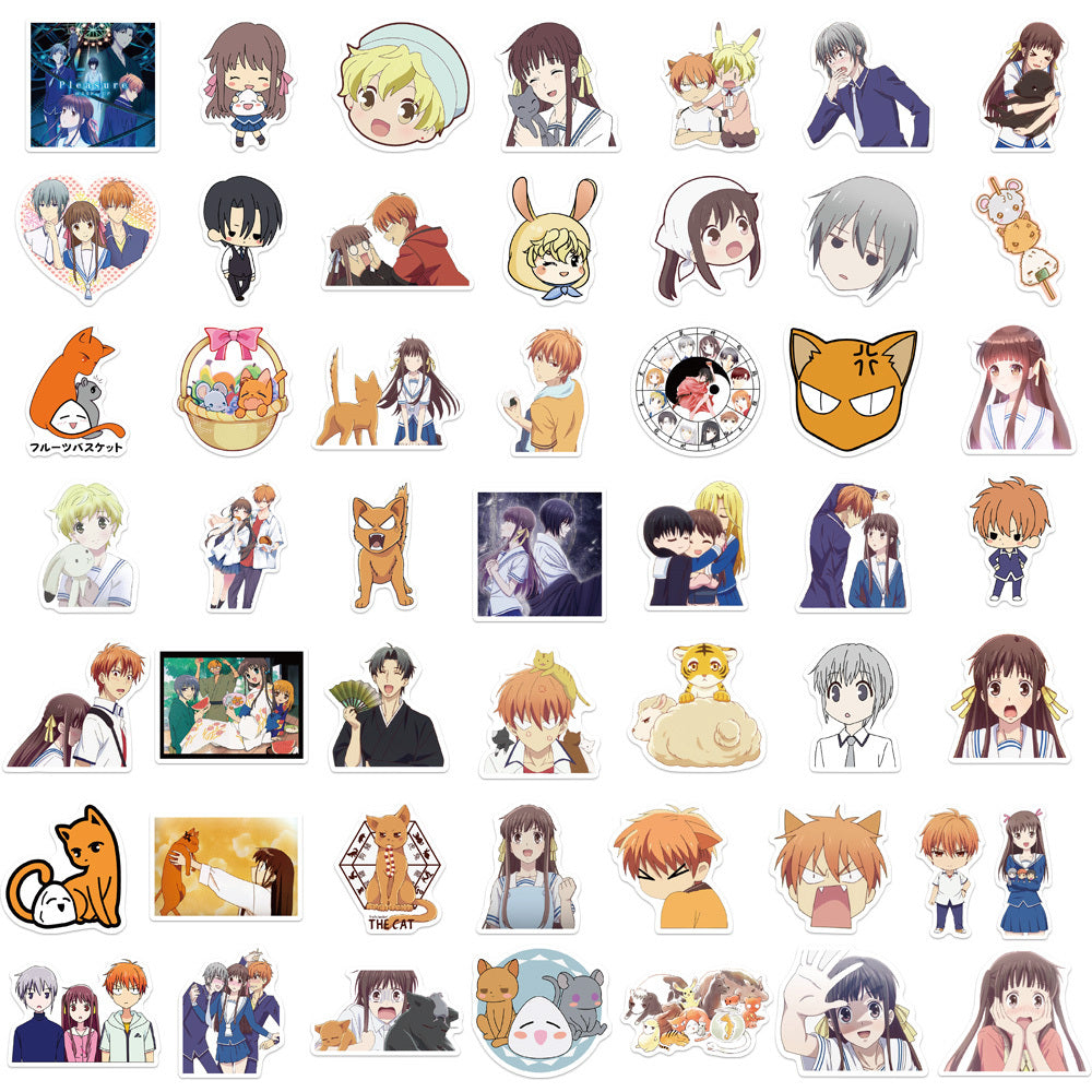 50 Anime Fruit Basket Posts Japanese Classic Anime Decorative Luggage