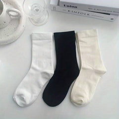 6 Pairs Comfy & Breathable Mid Tube Women's Socks