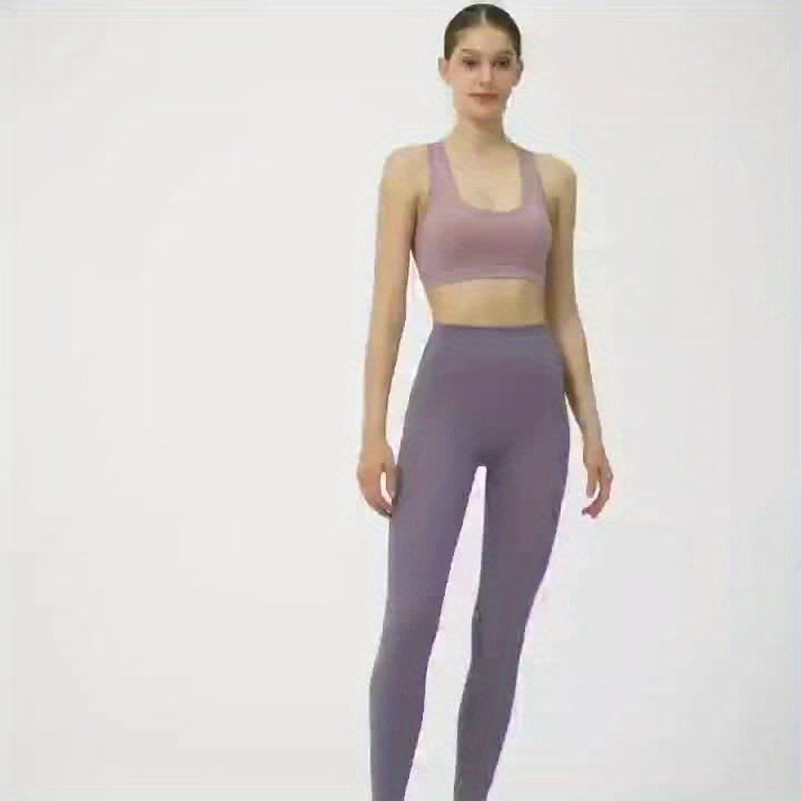 High Waist Seamless Yoga Pants Butt Lifting High Stretch Slimming Yoga Leggings